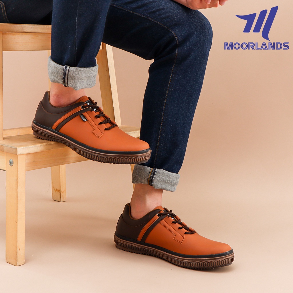 MOORLANDS Original Sepatu Kasual Tali Pria Sepatu Kerja Pria Sepatu Semi Formal Pria COD