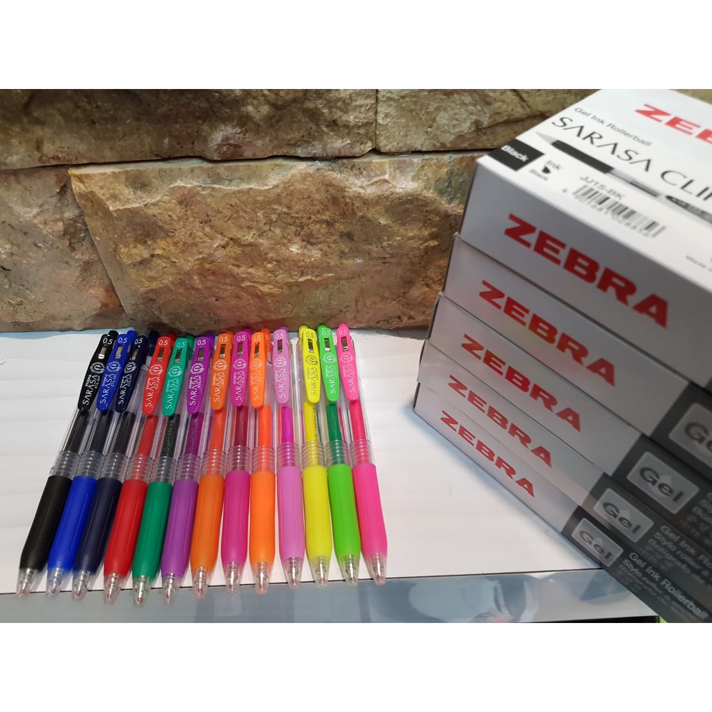 

Pulpen Gel / Gelpen ZEBRA Sarasa Clip 0,5 - COMPLETE COLOUR
