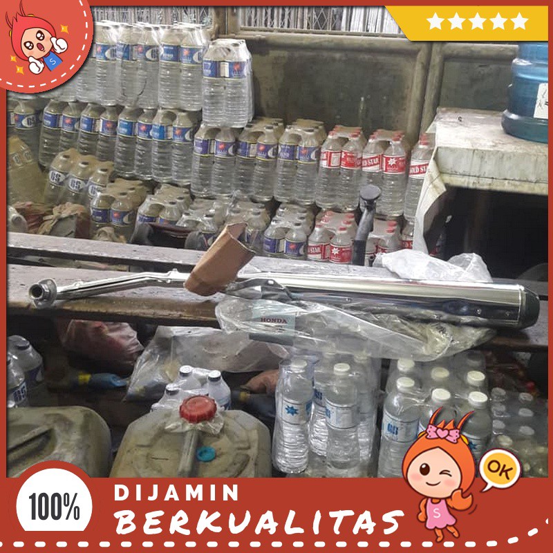 Knalpot Honda Grand Asli Original Merk Honda Sparepart Motor Murah