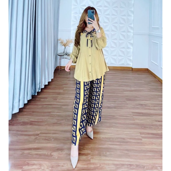 COD// CARINA SET BY DST COLLECTION // SETELAN TERBARU DST-A1