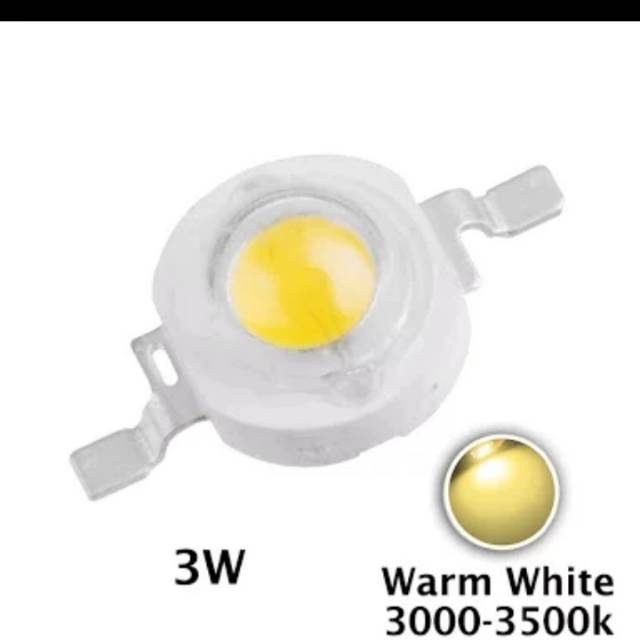 Led 3w warm white hpl 3watt kuning