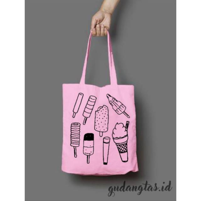 TOTEBAG KPOP / TOTE BAG KPOP / EXO / BIGBANG / BTS / GOT7 / SEVENTEEN/ IKON/ ICE CREAM