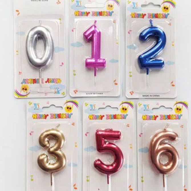 Lilin Angka Ecer Ulang Tahun Candle