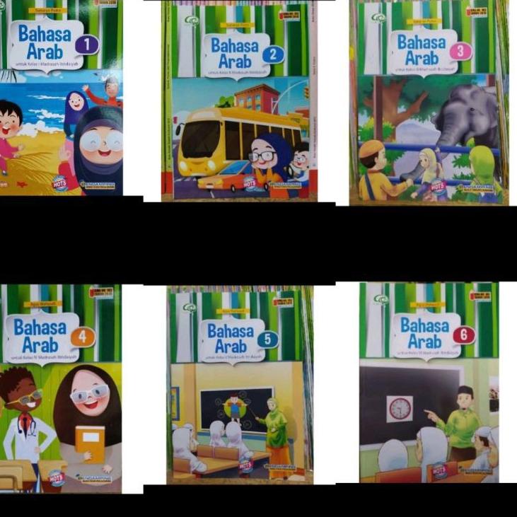 Miliki - Buku Bahasa Arab MI Kelas 1 2 3 4 5 6 KMA Penerbit Aqila Tiga Serangkai HOTS