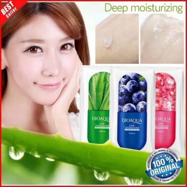 ORIGINAL MASKER BIOAQUA JELLY MASK - MASKER JELLY BIOAQUA / BIOAQUA MASK