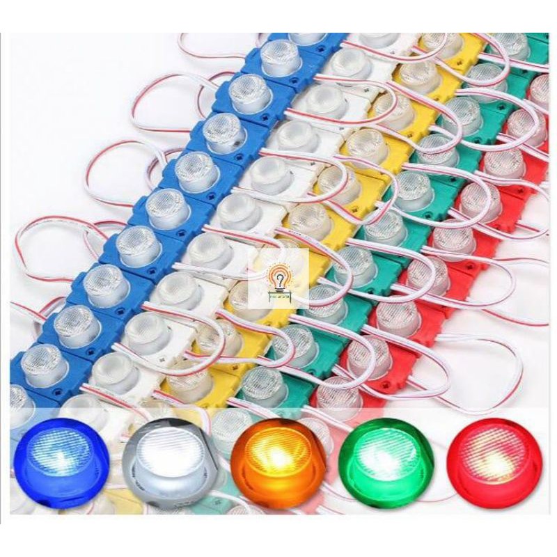Lampu Strip LED Modul 1 Mata super SMD Lampu Sampin Kolong bak Truck 12 Volt &amp; 24Volt