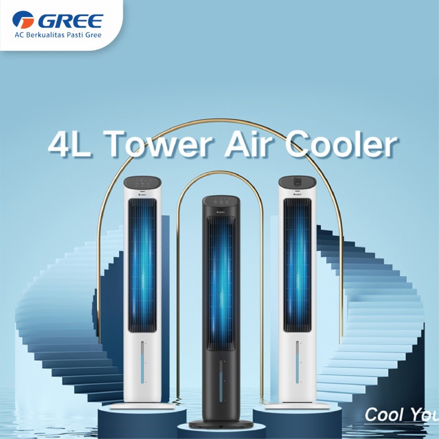 GREE Tower Fan Air Cooler 4 Liter 3in1 with Humidifier GTA-ACOOL4