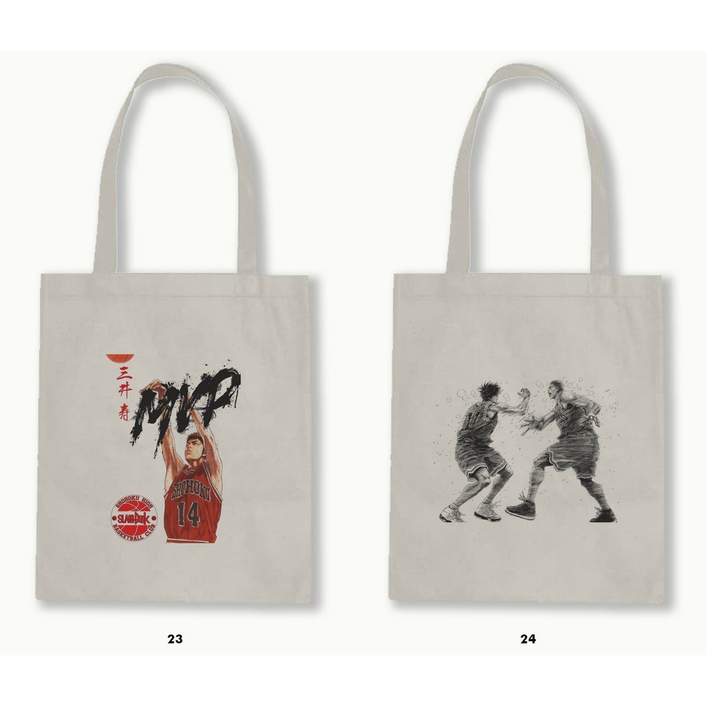 TOTE BAG BLACU  - SLAM DUNK (MANGA) .01