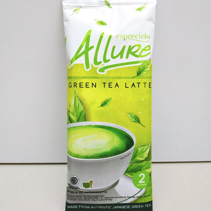 Teh Hijau Allure Green Tea Matcha Latte Esprecielo Authentic Japanese
