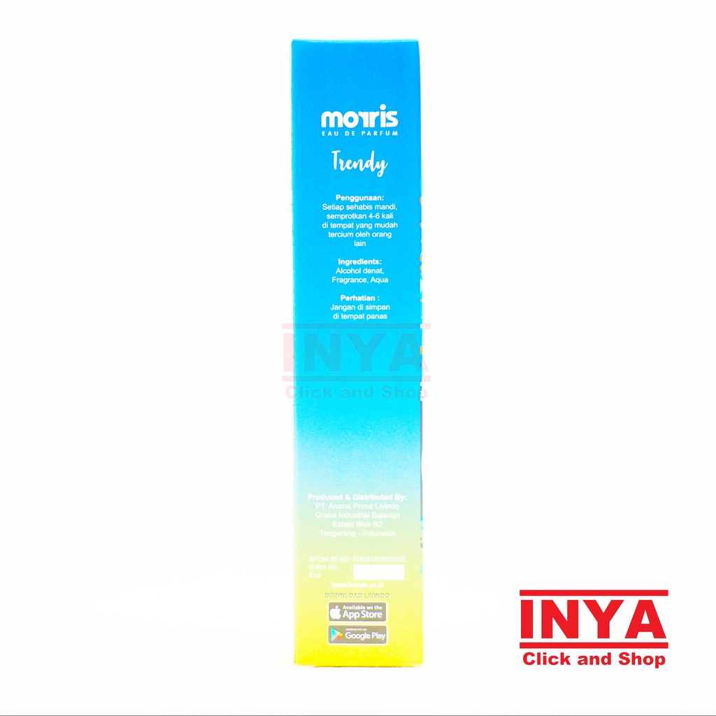 MORRIS TRENDY 50ml EAU DE PARFUME BIRU - Parfum