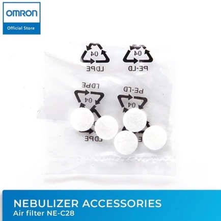 Sparepart Nebulizer Omron-Selang Nebulizer-Air Filter Nebulizer NE-C28