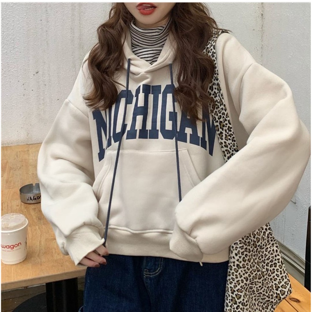 Sweater hoodie wanita NICHIGAN HOODIE OVERSIZE sweater wanita terbaru