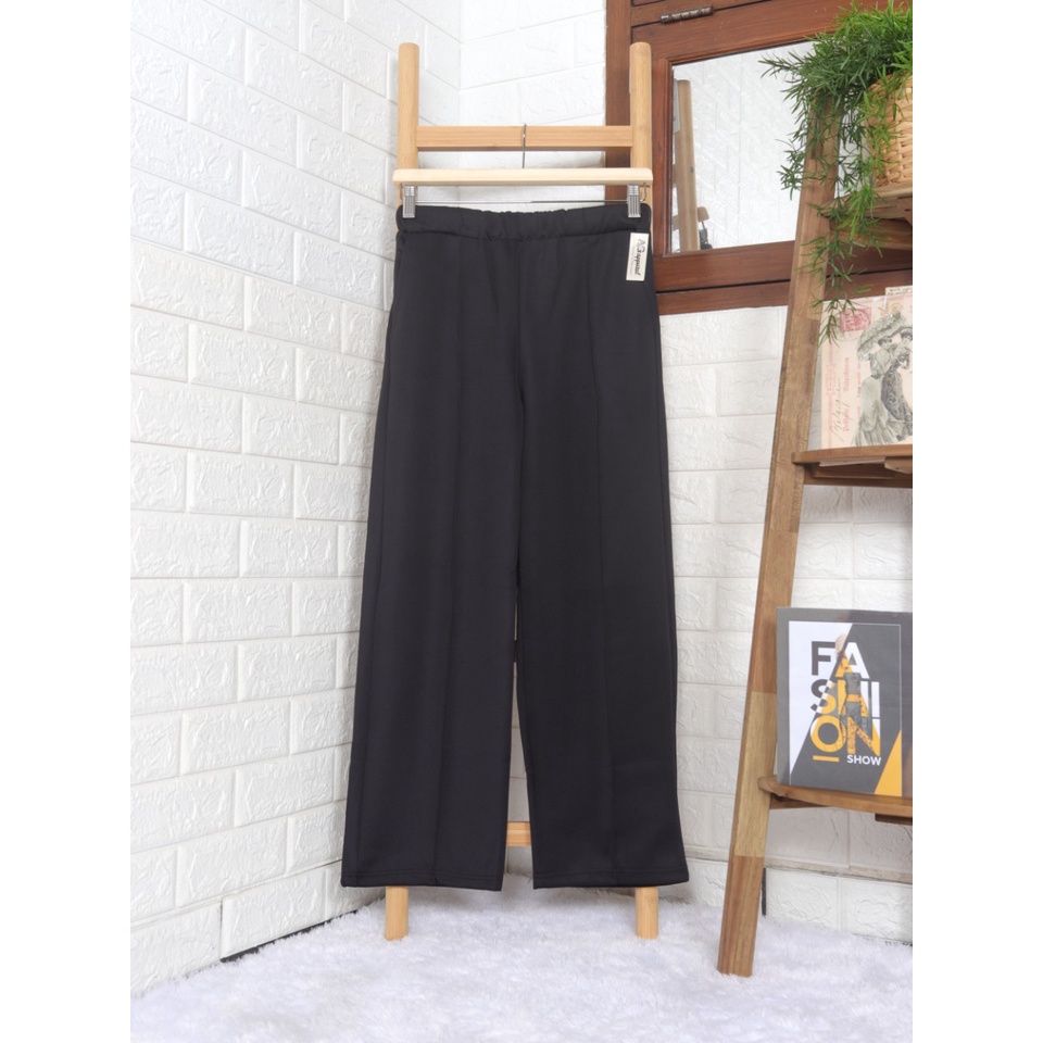 Helix pants celana kulot scuba wanita korean style