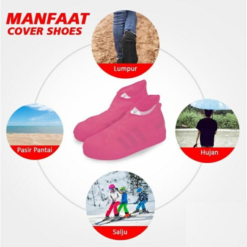 COVER SEPATU ANTI AIR / COVER SHOES / COVER PELINDUNG SEPATU