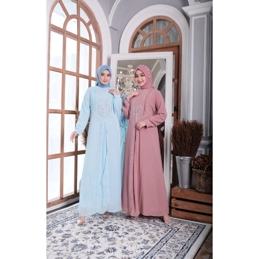 READY GAMIS MARYYAM // BAHAN CERUTY BABYDOLL PREMIUM // By Pelaminan Biru