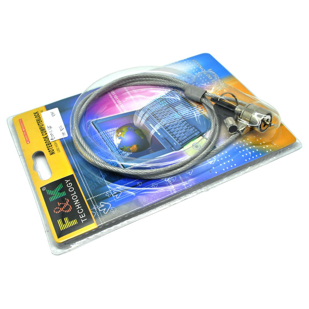 F&K Notebook Computer Lock Key Security Kunci Pengaman Laptop-8