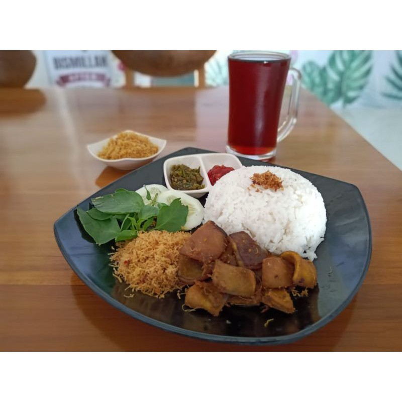 

nasi lalapan babat madura