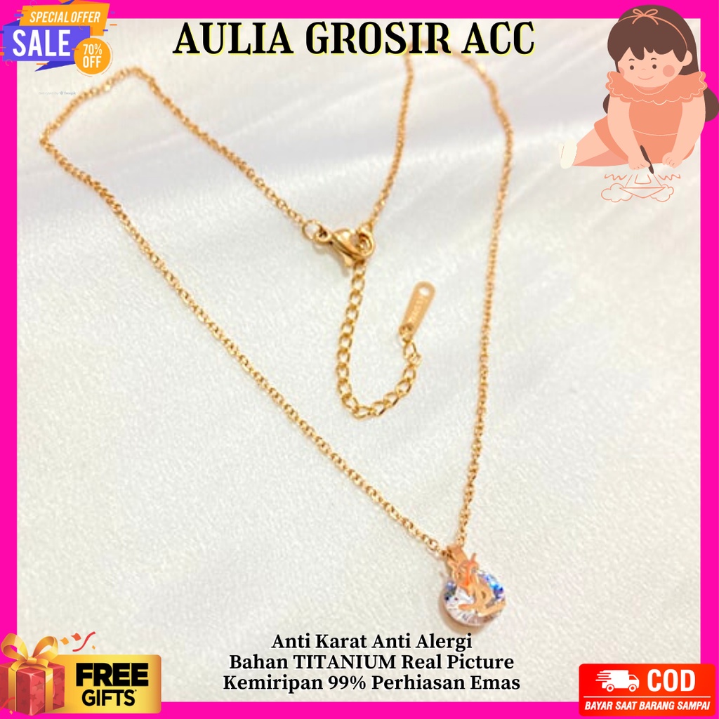 Kalung Anak Titanium Kalung Titanium Wanita Kalung Titanium Pria Kalung Set Kalung Perhiasan Anak