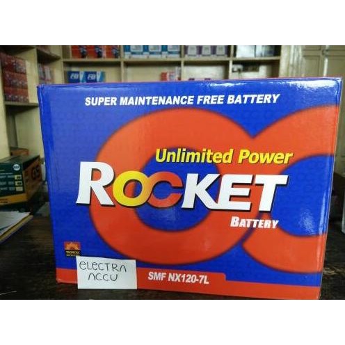 Aki Mobil Toyota Land Cruiser VX/VR Diesel Rocket NX120-7L Accu Kering electra87 Buru Order