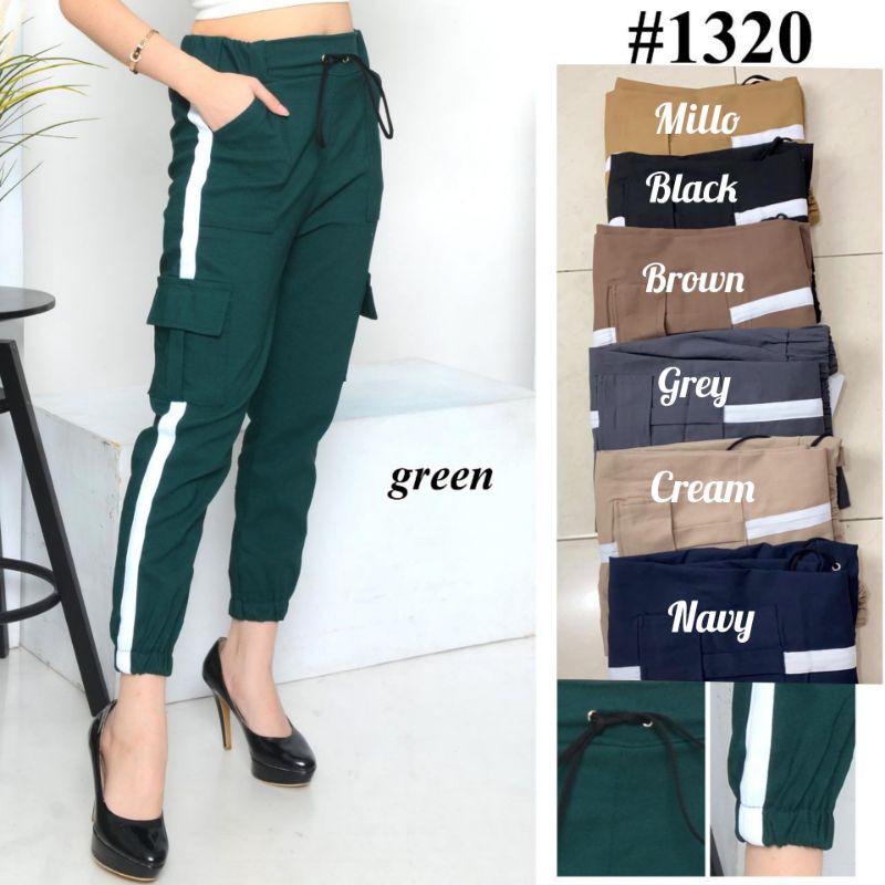 CELANA JOGER WANITA / CELANA PANJANG SKY MODE