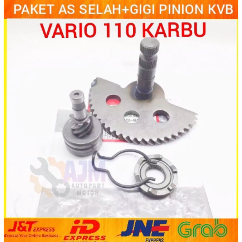 PAKET AS SELAH+GIGI PINION VARIO 110 KARBU VARIO 110 CBS HONDA KVB