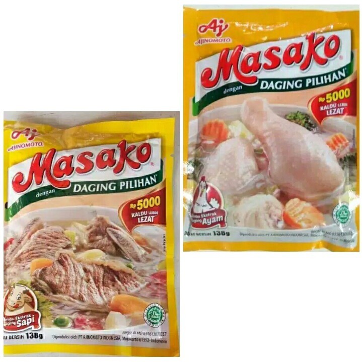

Masako 138gr - Penyedap rasa
