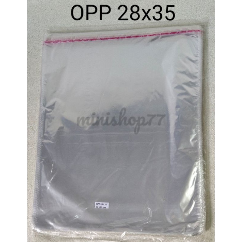

Plastik OPP Lem Seal 28x35 (100lembar)