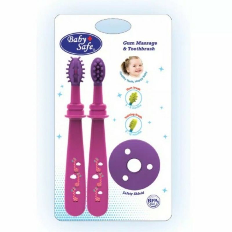 Baby Safe Sikat Gigi Gusi Bayi - Tooth Gum Massage Brush Babysafe