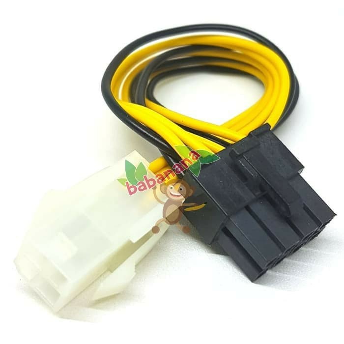 Kabel Power atx 4 pin female to 8 pin male motherboard cpu