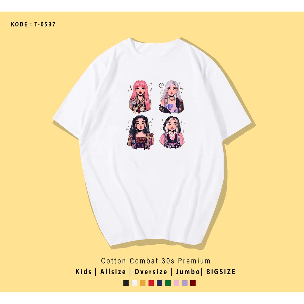 T0537 T-SHIRT / KAOS UNISEX / TUMBLR TEE / REAL PICTURE BP DUDUDU BLACKPINK / IMPORT / BLINKS