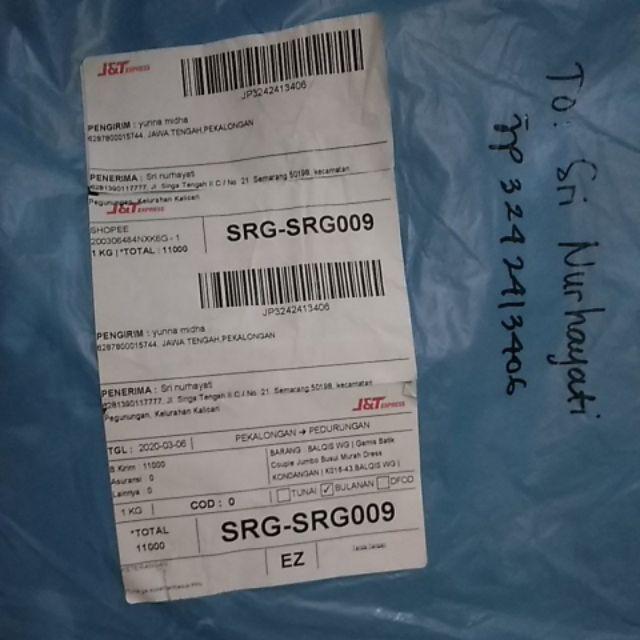 Baju Batik Couple Gamis Jumbo Murah Pasangan Modern Muslim | K016-43 Balqis Wg