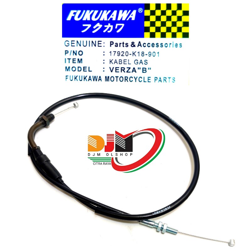 Kabel Gas Fukukawa Honda Sport Tiger, Verza, Megapro New, Cb 150R, GL-100 DLL