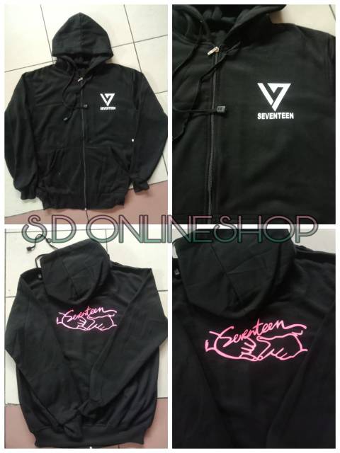 [ BAYAR DITEMPAT ] HOODIE/SWEATER/ZIPPER SEVENTEEN 001