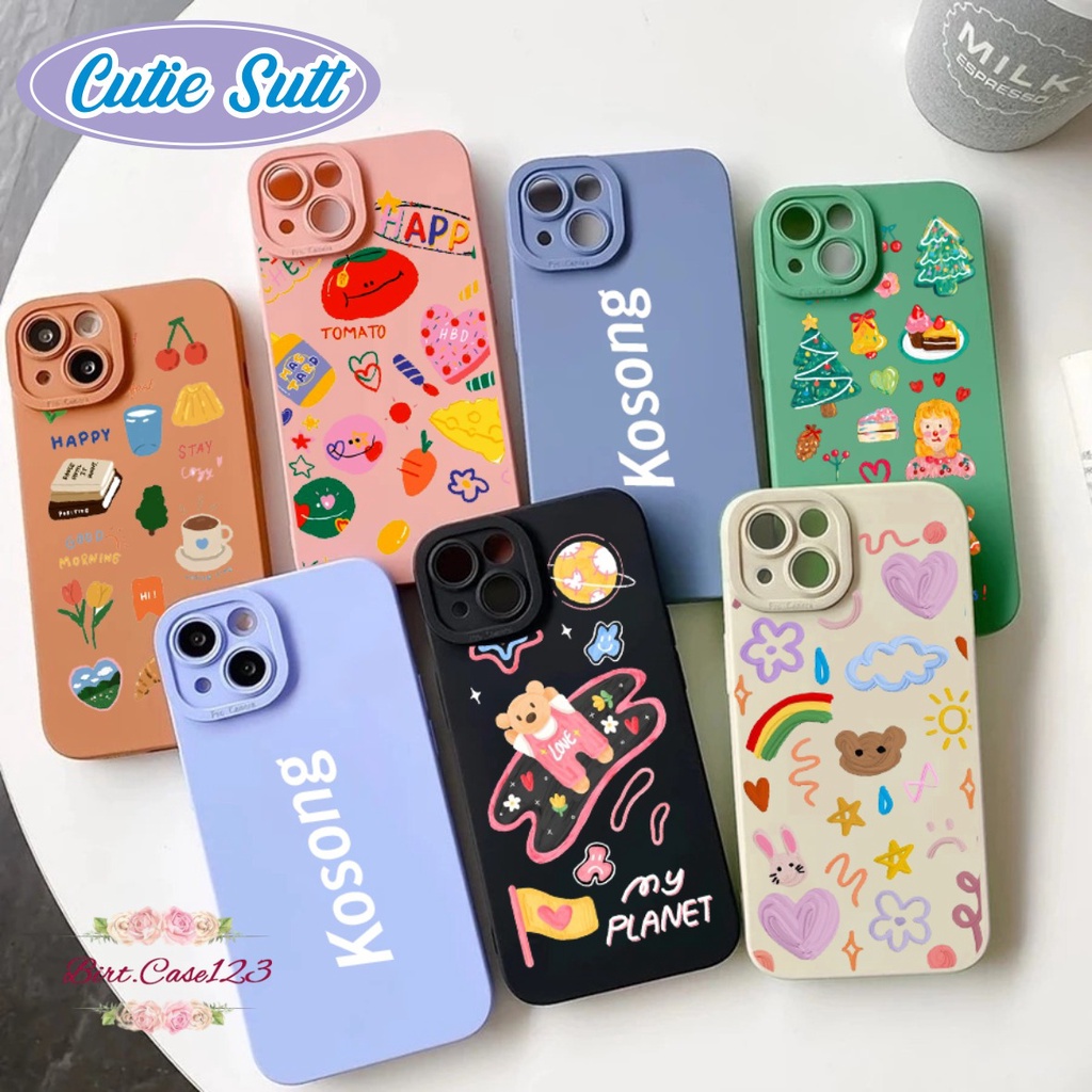 SOFTCASE CASE SILIKON PROCAMERA CUTIE SUTT OPPO VIVO SAMSUNG REALME XIAOMI IPHONE INFINIX ALL TYPE BC6369