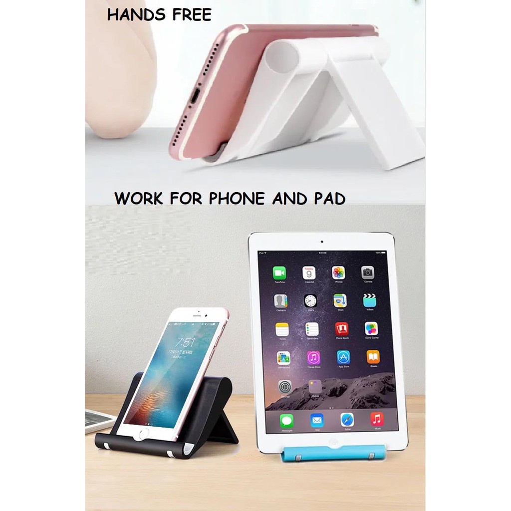 FOLDABLE PHONE STAND HOLDER TATAKAN HP DI MEJA HOLDER HP / STAND HOLDER HP