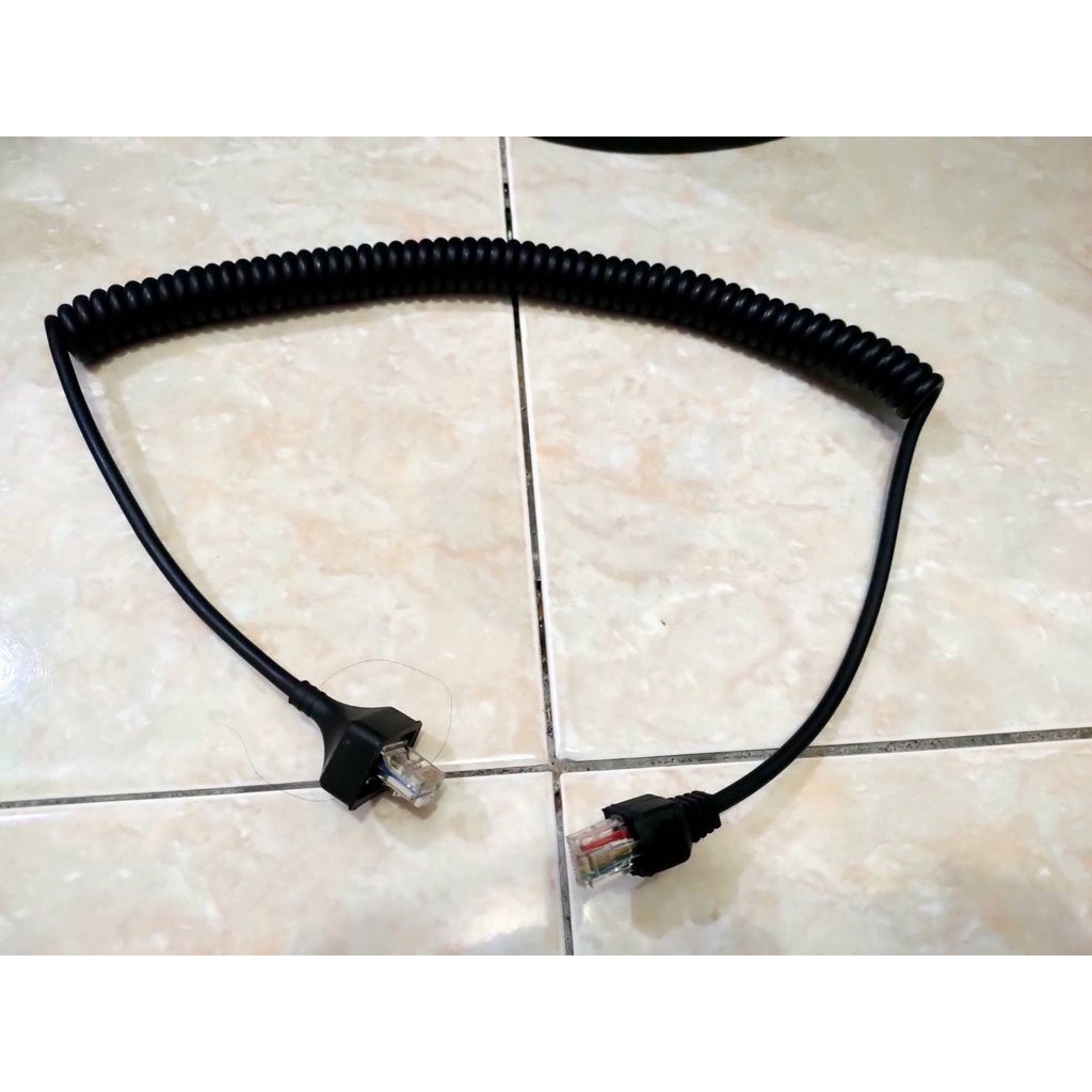 Kabel Spiral 8 Pin Mic Kenwood TM271A TM281A TM281 TM271 TM 271 281
