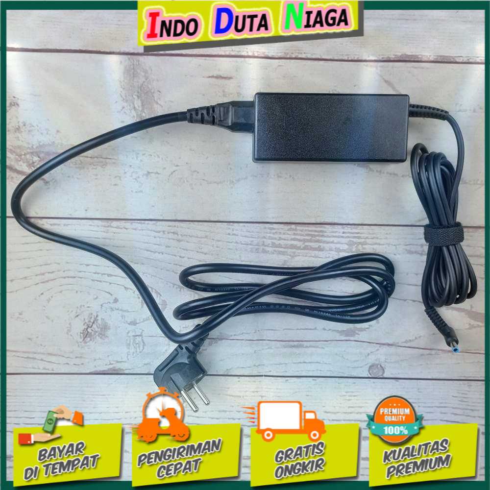 IDN TECH - HP AC Adapter 19.5V 65W + Kabel Power EU Plug untuk Laptop - J301