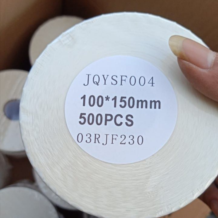 MURAH LEBAY - KERTAS THERMAL 100 X 150 MM ISI 500 LBR - KERTAS THERMAL BARCODE 100 X 150 KERTAS STICKER DIRECT THERMAL  LABEL BARCODE 100 x 150