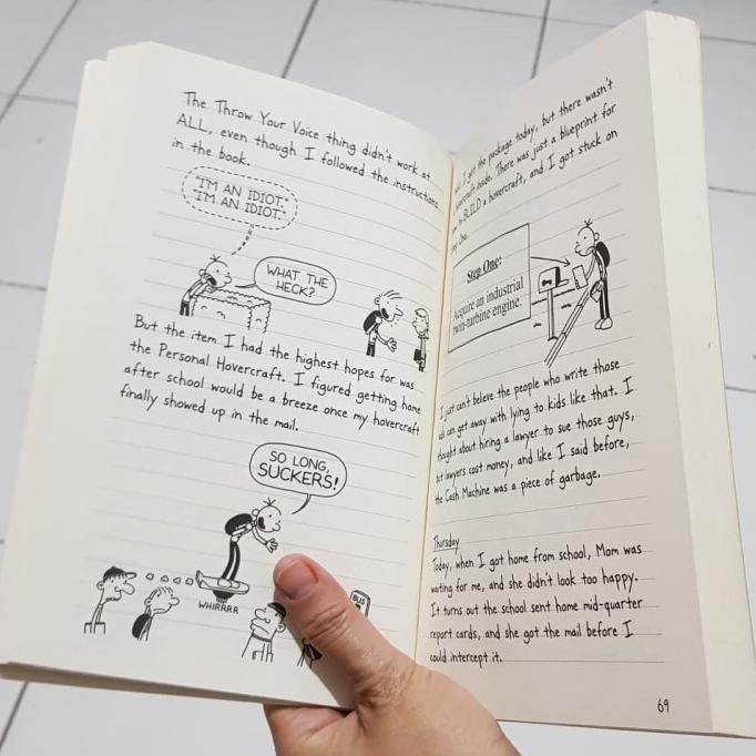 Diary Of A Wimpy Kid/Childrens Book/Wimpy Kid