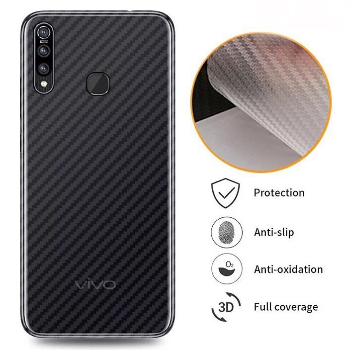 Anti gores belakang / Skin karbon VIVO S1 , VIVO 17PRO , VIVO 17