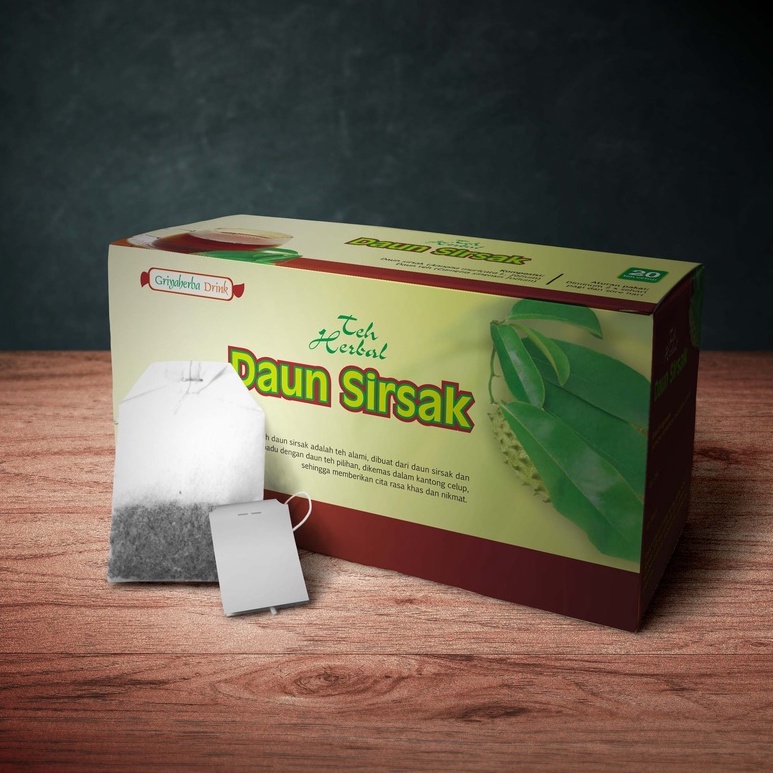 

Teh Daun Sirsak Griya Herba Minuman Herbal Celup Isi 20 Kantong Sachet Box Atasi Kanker Menurunkan Tekanan Darah