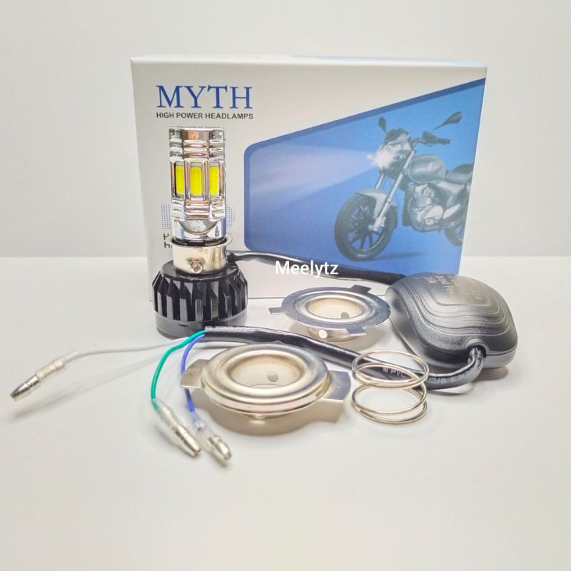 Lampu utama LED 6 sisi Original MYTH Headlamp H4 H6 HS1 High Quality