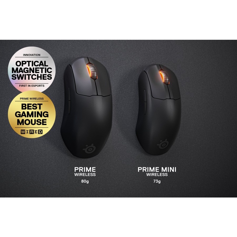 Mouse SteelSeries Prime MINI Wireless Ultra-Lightweight - Gaming - Ori