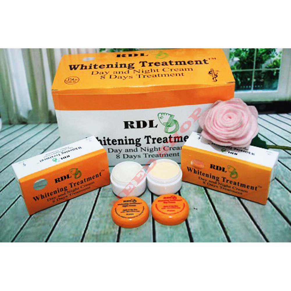 Promo KRIM PEMUTIH WAJAH - CREAM RDL 8 DAYS WHITENING TREATMENTS ORIGINAL Diskon