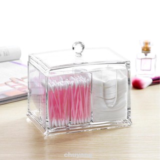 KOTAK KAPAS AKRILIK TEMPAT PENYIMPANAN KAPAS COTTON BUD KOTAK KAPAS AKRILIK TEMPAT PENYIMPANAN KAPAS COTTON BUD