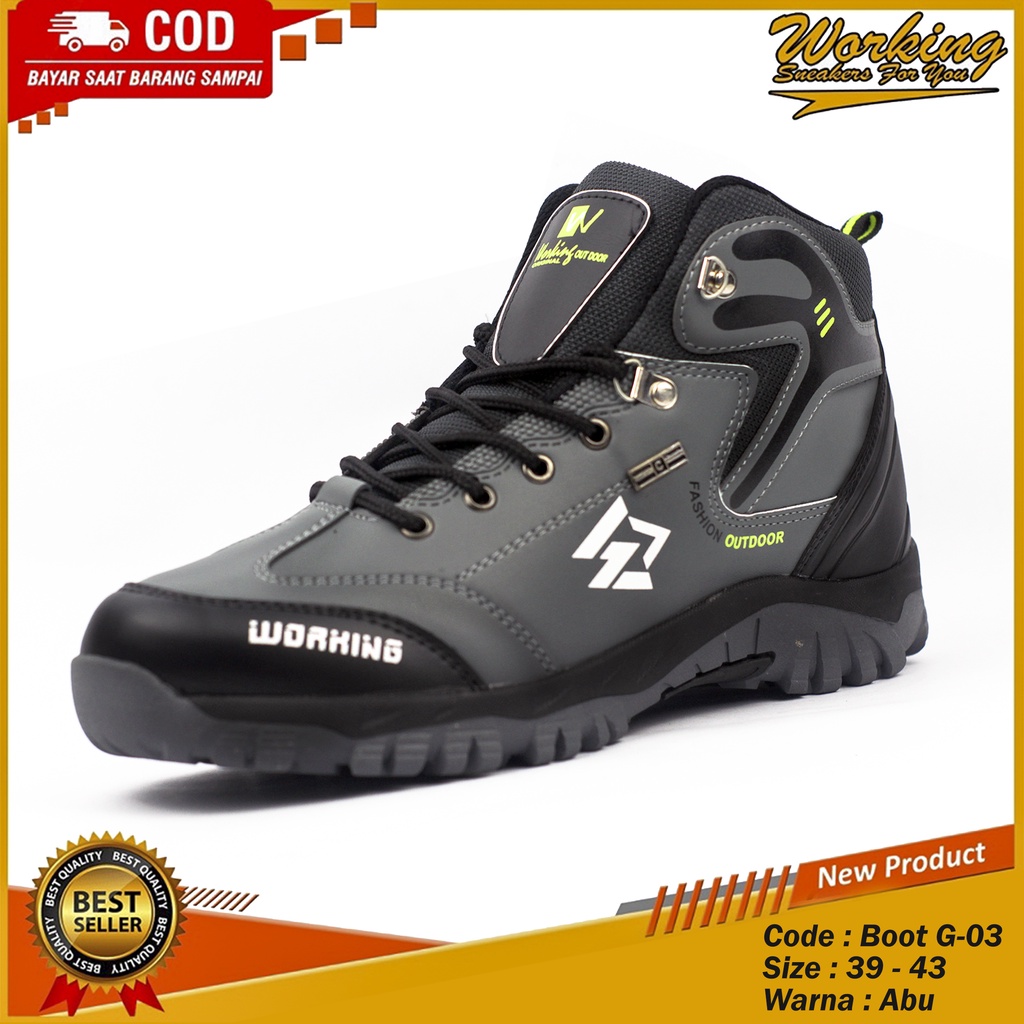 Working Sneakers For You Sepatu Boot Hiking G-03