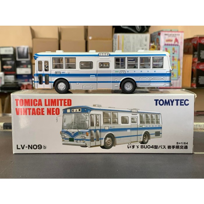 Tomica Limited Vintage Neo LV-N09b Isuzu BU04 Type Bus Iwateken Kotsu