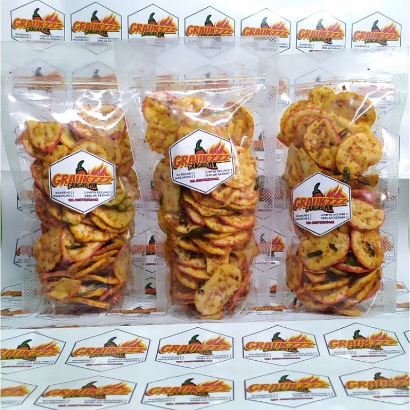 

Seblak Kering Pedas Jeruk & kencur Graukzz (GragasYuk)