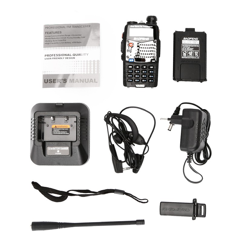 HT Baofeng UV5RA Dual Band - Bopeng UV 5RA  Radio Komunikasi 5R A Garansi 1 tahun servis Dualband