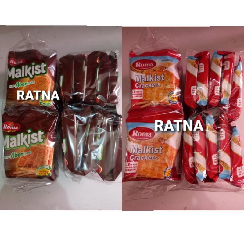 

ROMA MALKIST CRAKERS RASA ABON/ORIGINAL 27gr (1 Pack isi 10 Bungkus)